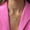  Mini Pave Bow Tie Necklace - Adina Eden's Jewels