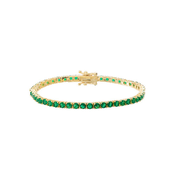 Colored Classic Tennis Bracelet – Adina Eden