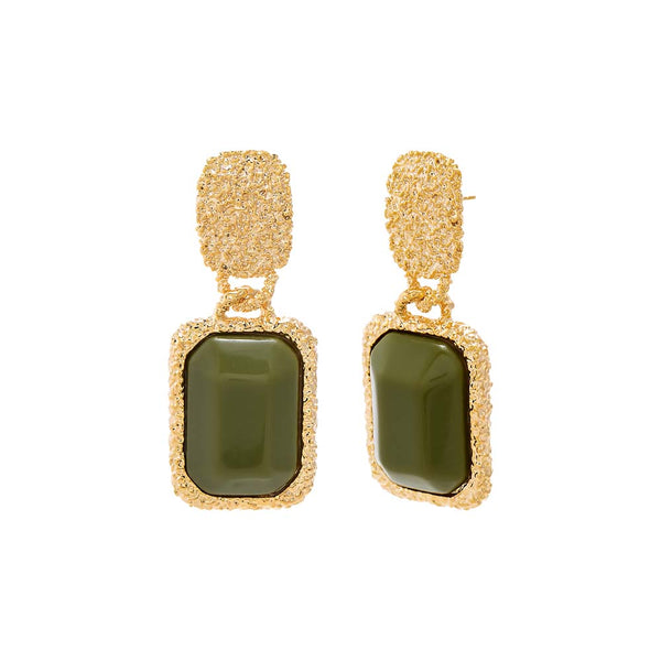 Colored Gem Drop Earrings – Adina Eden