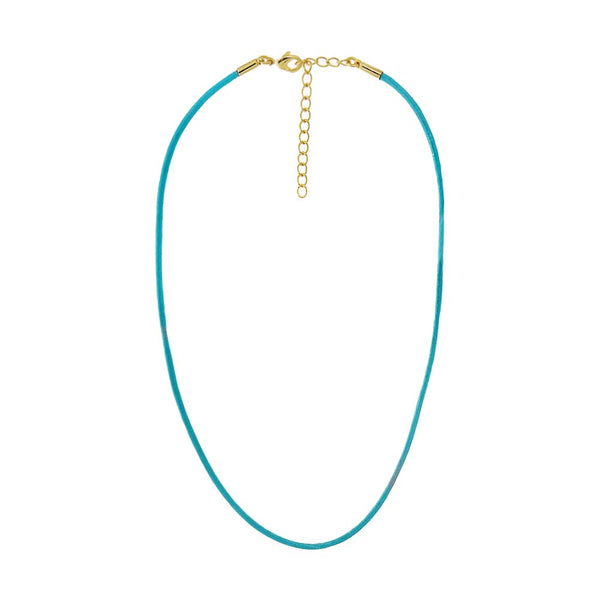 Colored Leather Rope Chain Choker Necklace – Adina Eden