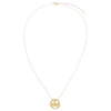  Kids Heart Eye Smiley Cutout Necklace 14K - Adina Eden's Jewels
