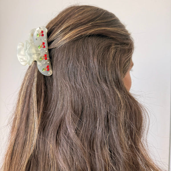 Four Cherry Besties Hair Claw Clip – Adina Eden
