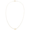  Mini Solid Cross Necklace 14K - Adina Eden's Jewels