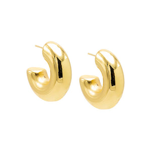 Gold / 25MM Super Chunky Hoop Earring - Adina Eden's Jewels