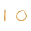  Thin Round Hoop Earring 14K - Adina Eden's Jewels