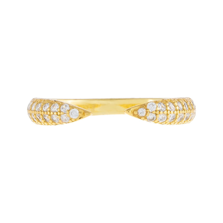  Pavé Open Claw Ring - Adina Eden's Jewels