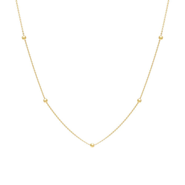 Ball Chain Necklace 14K