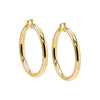Gold / 50 MM Adina Eden's Chunky Hollow Hoop Earring - Adina Eden's Jewels