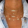  Dangling Block Name Necklace - Adina Eden's Jewels