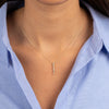  Diamond Scattered Drop Pendant Necklace 14K - Adina Eden's Jewels