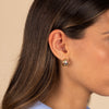  Colored Scattered Multi Shape CZ Huggie Earring - Adina Eden's Jewels