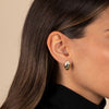  Colored Scattered Multi Shape Oval Stud Earring - Adina Eden's Jewels
