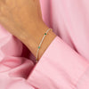  Colored CZ Solitaire Accented Tennis Bracelet - Adina Eden's Jewels