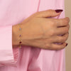 Multi Shape CZ Bezel Chain Bracelet - Adina Eden's Jewels