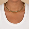  Solid Snake Chain Necklace - Adina Eden's Jewels