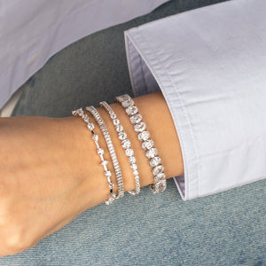 Classic Oval CZ Tennis Bracelet
