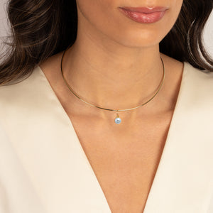 Mini Pearl Necklace Charm - Adina Eden's Jewels