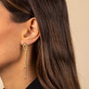  Snake Chain Knotted Drop Stud Earring - Adina Eden's Jewels