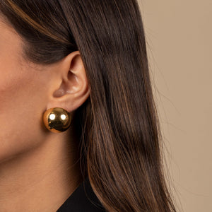  Solid Ball Stud Earring - Adina Eden's Jewels