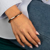  Solid Curved Shape Bangle Bracelet - Adina Eden's Jewels