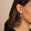  Multi Pearl Drop Stud Earring - Adina Eden's Jewels
