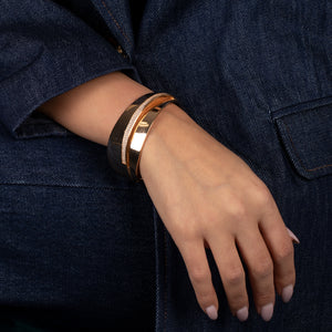  Pave Fancy Intertwined Bangle Bracelet - Adina Eden's Jewels