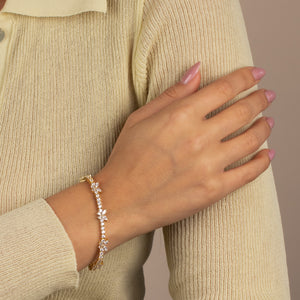  CZ Multi Butterfly Tennis Bracelet - Adina Eden's Jewels