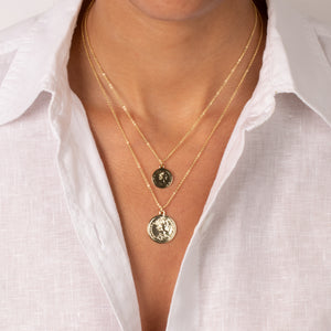 Lira Coin Pendant Necklace - Adina Eden's Jewels
