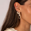 Pearl Oval Earring 14K - Adina Eden's Jewels