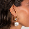 Modern Pearl Drop Earring - Adina Eden's Jewels