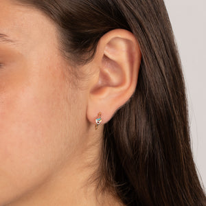 Kids Cupcake Huggie Earring 14K - Adina Eden's Jewels