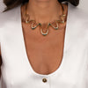 Pave Accented Squiggly Collar Necklace - Adina Eden's Jewels