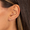  Diamond Pave Marquise Stud Earring 14K - Adina Eden's Jewels