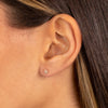  Diamond Flower Stud Earring 14K - Adina Eden's Jewels
