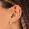  Diamond Pave & Pearl Stud Earring 14K - Adina Eden's Jewels