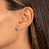  Mini Diamond Pave Star of David Stud Earring 14K - Adina Eden's Jewels