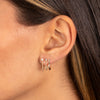  Triple Pearl Graduated Cage Stud Earring 14K - Adina Eden's Jewels