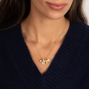 Whimsy Garden Multi-Charm Necklace - Adina Eden's Jewels