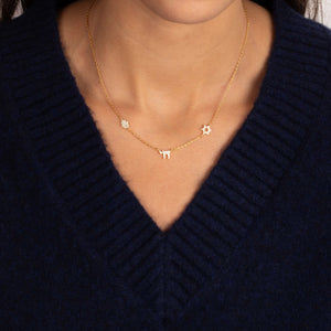 Jewish Pave Charms Necklace - Adina Eden's Jewels