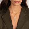 Edgy Fishbone Chain Necklace - Adina Eden's Jewels