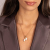 Twin Pearl Toggle Necklace - Adina Eden's Jewels