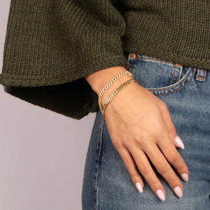 Classic Cuban Chain Bracelet - Adina Eden's Jewels