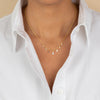  CZ Shaker Multi Charm Necklace - Adina Eden's Jewels