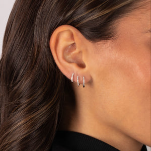 Diamond Huggie Earring 14K - Adina Eden's Jewels