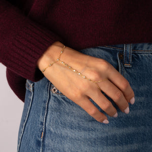 CZ Station Hand Chain - Adina Eden's Jewels