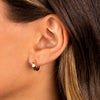  Squared Oval Huggie Earring - Adina Eden's Jewels