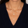 Pavé Butterfly Lariat Necklace