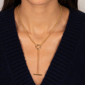 Toggle Lariat Necklace