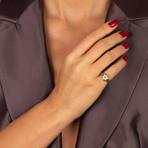 Pave Star of David Pinky Ring