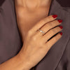 Lab Grownd Diamond Multishape Claw Wrap Ring 14K
